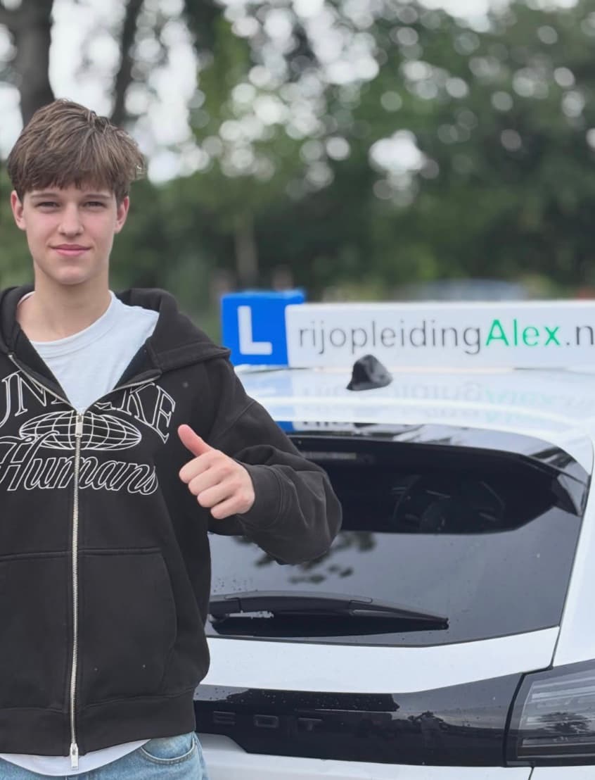 Geslaagde leerling van Rijopleiding Alex 4